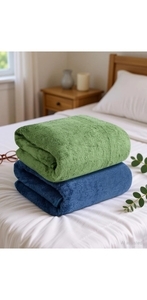 Fezora Microfiber 500 GSM Bath Towel on Flipkart (Pack of 2)