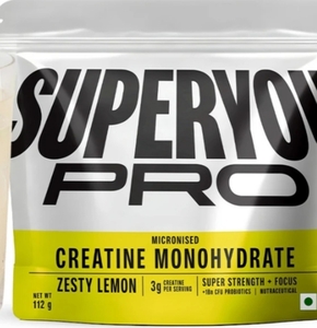 Rs 249 , Superyou Pro Creatine Monohydrate 100g,112g, 3 flavours 