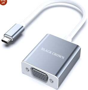 BLACK CROWN USB C to VGA Adapter
