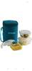 Borosil Teal Bag, 3 Pc (320 ml x 2 + 240ml x 1 ), Office Tiifin 3 Containers Glass Office Lunch Box 