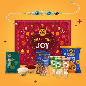 GO DESi Rakhi Set For Brother - 12 Items