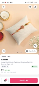 Rakhi in 9rs 90%

