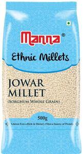  Manna Jowar Millets - (Sorghum) – Cholam / Jola / Jonnalu and Bajra Millets 500 gms @ 26