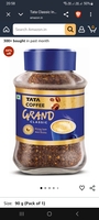 Tata Classic Instant Coffee, 90g Jar, Chicory Mix With Strong Taste & Rich Aroma, With Flavour Locked Decoction Crystals