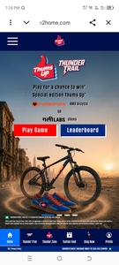 Thums Up Thunder Trail – Win Special Edition Firefox BMX Bike or Gully Labs Shoes