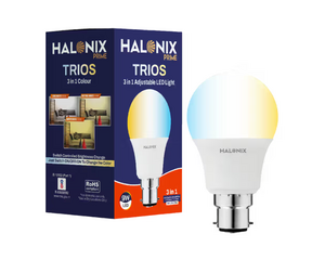 (Rs 29 store Instamart) Halonix Prime Trios 9W LED Bulb B22 with 3-in-1 Light Modes (Location Specific)
