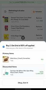 buy 1 get 2nd at 50% off