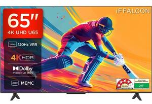iFFALCON 164 cm (65 Inches) 4K UHD Smart LED Google TV