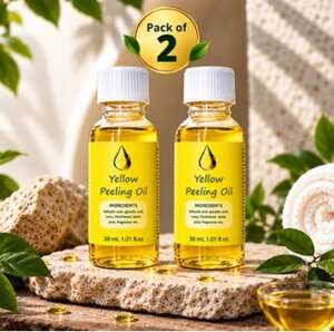 Rice Pure Yellow Peeling Oil 30 ML Each Pack of 2 For Exfoliating Skin Care
