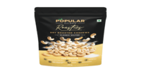 Popular Fit Eats Roasties Dry Roasted Cashew Classic Salted 200 gms @138