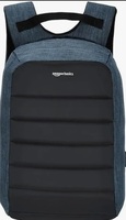 amazon basics 25L Anti Theft Design Laptop Backpack with 1 Compartment,Blue and Black