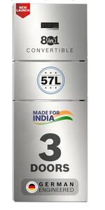 Bosch 302L, 3 Star, MaxFlex Convert Frost Free Triple Door Refrigerator