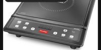 Prestige IRIS ECO 1200 W Induction Cooktop with automatic voltage regulator |Indian Menu option|Power Saver|Timer with User Pre-Set|1 year warranty|Black