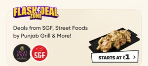 Swiggy Dineout: Flash Sale - Food Deals Starting at Just ₹1!