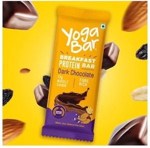 Yoga Bar Breakfast Protein Bar Dark Chocolate, 50 gram