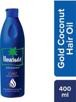 Parchute advance Gold Coconut Hair Oil, Made with Pure Coconut Oil, Vitamin E Hair Oil