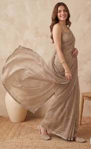 Myntra: Upto 90% off on Kalini & all about you solid embroidered women saree 