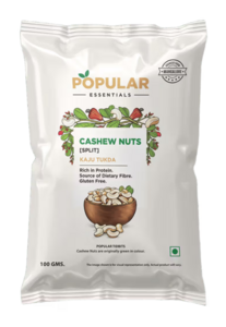 Popular Essentials Cashew - Split on Instamart: 100g @ 59