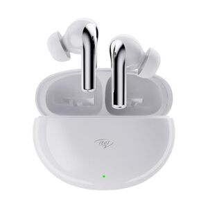 itel Buds Ace ANC, ANC (~25dB), 50HRS Playtime, AI ENC, 10mm Drivers, Fast Charging, IPX5, v5.3 Bluetooth TWS in Ear Earbuds Wireless Earphones with Mic (White)