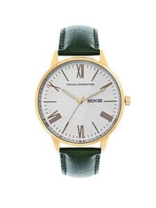French Connection Leather Analog White Dial Men's Watch-Fcl25-A