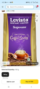 LEVISTA Supreme Instant Coffee 100gm