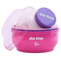 1st Step Powder Box with Refillable Powder Puff (Pink) 