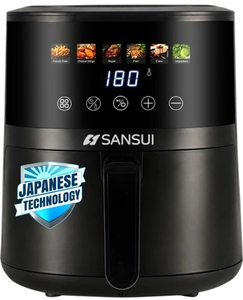 Sansui Kurkura Magic 5L With Digital Touchscreen with Color Display, Non-Stick Basket Air Fryer (5.1 L)