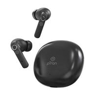 pTron Bassbuds Tunes V2 In-Ear TWS Earbuds with Stereo Sound-Type C Charging & IPX5 (Black)