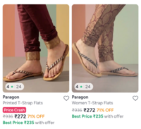 Paragon Footwear upto 71% off 