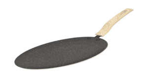 Bergner Earth Black Non-Stick Concave Tawa