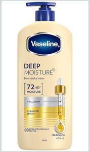 (Lowest) Vaseline Deep Moisture Body Lotion 600ML 