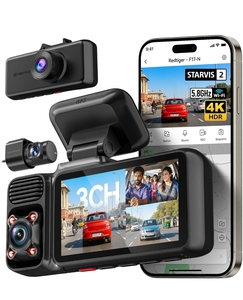 REDTIGER F17 2026 Edition 4K 3 Channel Dash Cam @12,600
