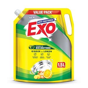 Exo Bio-Enzyme Anti-Bacterial Dishwash Gel (1.5 L Value Pack)