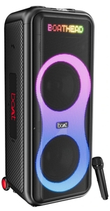 boAt Partypal 600, Animated Display, Wireless Karaoke MIC, LED 220 W Bluetooth Speaker
