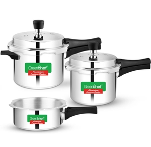 Coral Combo 5 L, 3 L, 2 L Pressure Cooker 