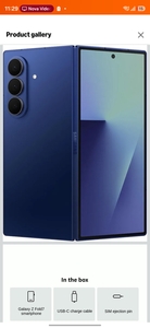 Samsung Galaxy Z Fold7 5G Mobile with Galaxy Al (Blue Shadow, 12GB RAM, 256GB Storage), Ultra Sleek Design with 200MP Camera, Ultra- Smooth Gaming with Powerful Snapdragon 8 Elite, Google Gemini