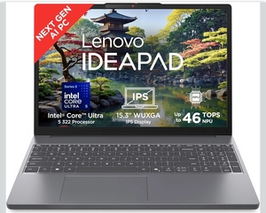 Lenovo IdeaPad Slim 3, Intel Core Ultra 5 322, Next-Gen AI PC, 16GB RAM, 512GB SSD, Windows 11 Laptop