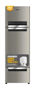 Whirlpool 235 L Frost Free Triple Door Refrigerator with Microblock Technology (Radiant Steel)