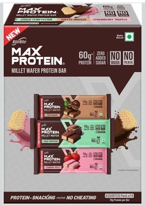 RiteBite Max Protein Assorted 60g Protein Wafer Bars (Pack of 6)