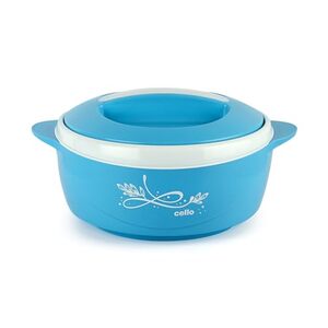 CELLO Sapphire Insulated Casserole Hot Pot For Kitchen 1250 ml Blue