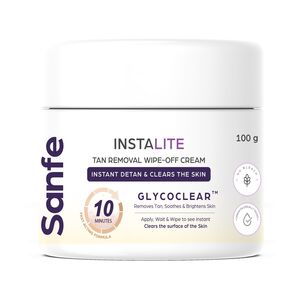 Sanfe Instalite Wipe Off Detan Body Cream - 100g