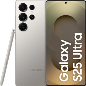 Samsung Galaxy S25 Ultra 5G AI Smartphone (Titanium Gray, 12GB RAM, 256GB Storage), 200MP Camera, 5000mAh Ultra Long Battery, QHD+ Dynamic AMOLED 2X, Galaxy AI, Knox Security, S Pen Included