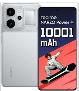 Realme NARZO Power 5G (Titan Silver,8GB+128GB) 10001mAh Power.