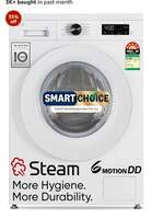 LG Smart Choice, 7 Kg, 5 Star, Steam, Inverter Direct Drive Technology, 6 Motion DD, Fully-Automatic Front Load Washing Machine (FHB1207Z2W, Remove Allergens & Stain, In-Built Heater, Essence White)  + Rs 300 cashback