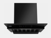 Glen Pace Slim 1200 CMH 60 cm T-Shape 60cm| Touch & Gesture Control| Autoclean| Filterless|Powerful Suction| Low Noise Auto Clean Chimney (Wall Mounted, Black)