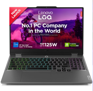 Lenovo LOQ Intel Core i7 13th Gen i7-13650HX - (16 GB/512 GB SSD/Windows 11 Home/6 GB Graphics/NVIDIA GeForce RTX RTX 4050/144 Hz) LOQ 15IRX9 Gaming Laptop (15.6 inch, Luna Grey, 2.38 kg, With MS Office)