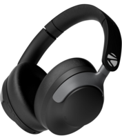 ZEBRONICS SILENCIO 111, Wireless Headphone, Hybrid ANC (50dB), 55*Hrs Backup, Transparency Mode, 40mm Titanium Drivers, 3 EQ Modes, ENC, Gaming Mode, Dual Pairing, Rapid Charge, Bluetooth v5.4 (Black)