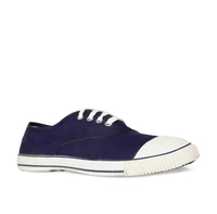 Bata Men Navy Blue Textile Comfort Sole Sneakers 