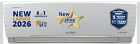 Lloyd 1.5 Ton 3 Star Inverter Split AC, 2026 New Star Rated (6 in 1 Convertible, Cools Up To 54°C, Turbo Cool, Installation Check, Clean Filter Indication, 100% Copper, White (GLS18I3AGGSC)

