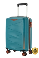 kamiliant by American tourister Small Cabin Suitcase (55 cm) 4 Wheels - Combination Lock-Triprism colourburst - Green 
